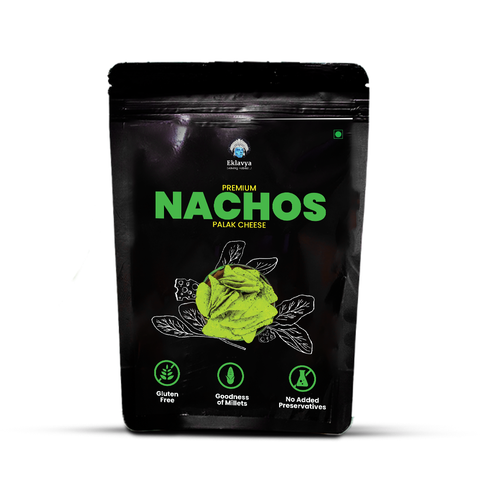 Palak Cheese Nachos