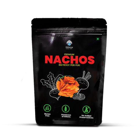 Beetroot Peri Peri  Nachos