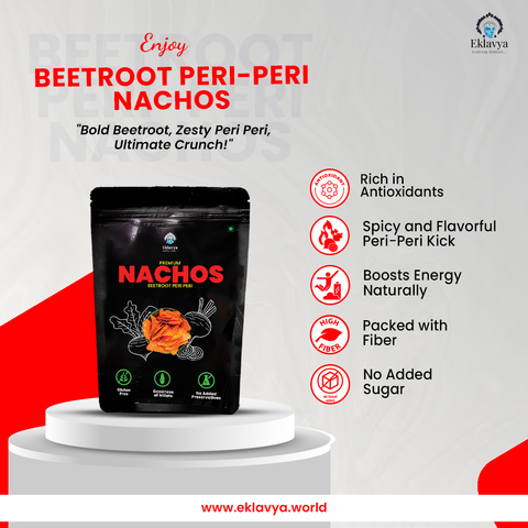 Beetroot Peri Peri  Nachos